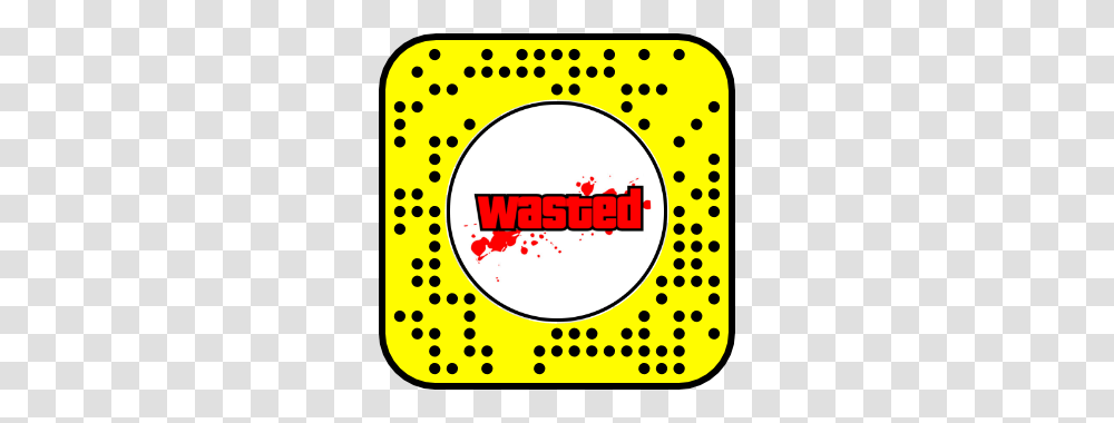 Gta Wasted Lense With Working Slow Mo And Sound, Label, Texture, Polka Dot Transparent Png