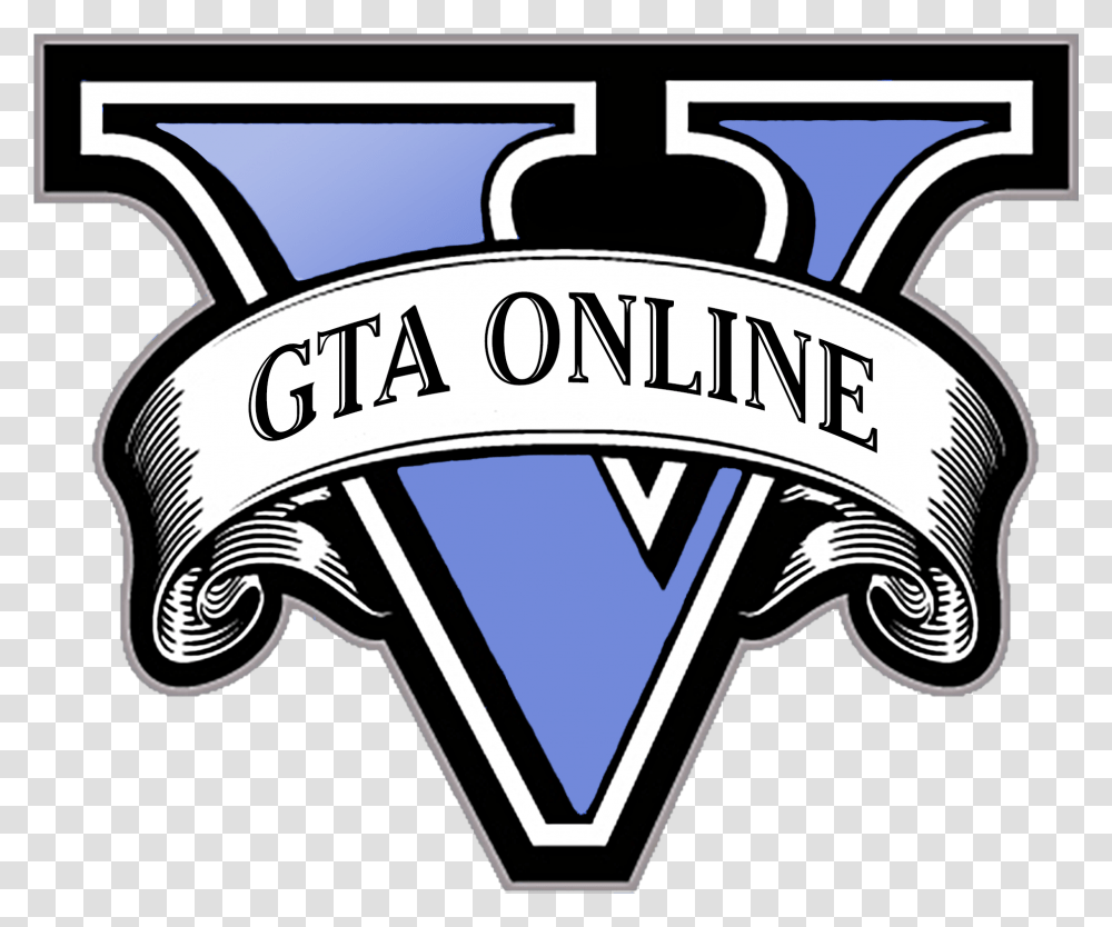 Gtao Logo V Gta, Emblem, Building Transparent Png