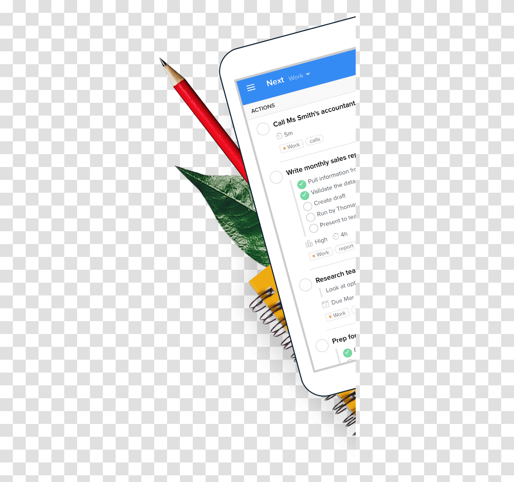 Gtd Apps For Getting Things Done Mobile Phone, Leaf, Plant, Text, Vegetation Transparent Png