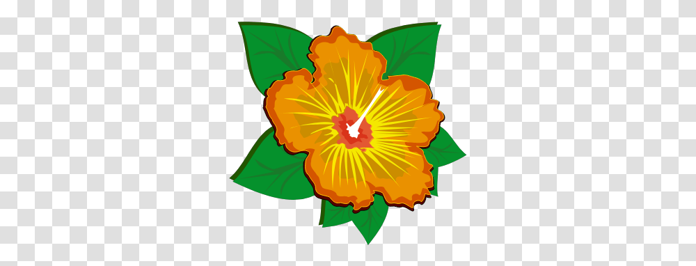 Gtsport Decal Search Engine Orange Hibiscus Flower Clipart, Plant, Blossom, Anther Transparent Png