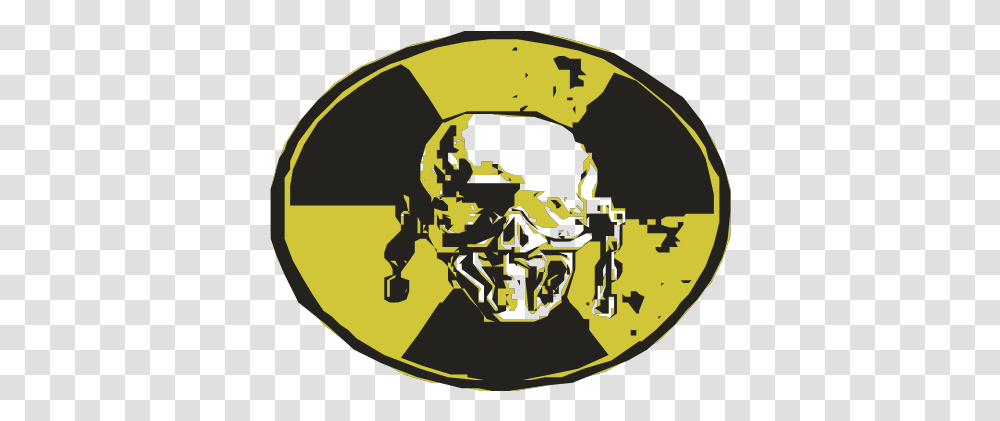 Gtsport Radioactive Skull, Text, Symbol, Label, Logo Transparent Png