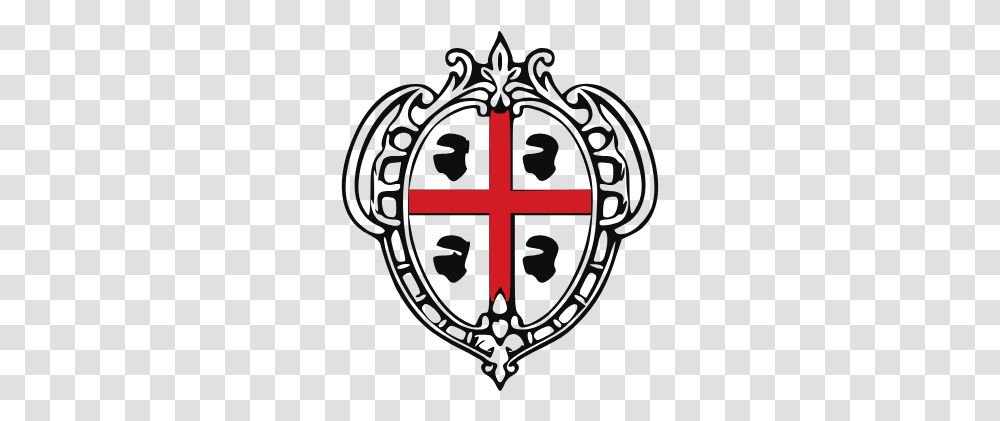 Gtsport Regione Sardegna, Armor, Cross, Symbol, Shield Transparent Png