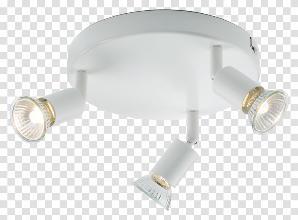Gu10 Triple Spotlight Ceiling, Lighting, Adapter, Lamp, Plug Transparent Png