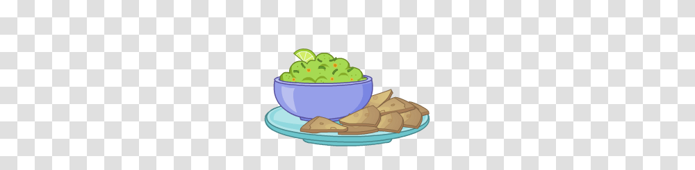 Guacamole And Baked Pita Chips Food Fizzys Lunch Lab, Bowl, Plant, Birthday Cake, Dessert Transparent Png
