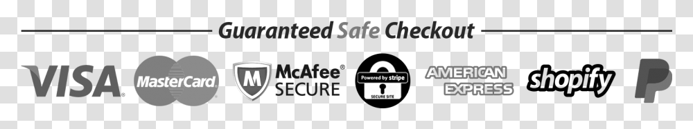 Guarantee Safe Checkout Black, Number, Security Transparent Png