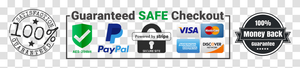 Guaranteed Safe Checkout Badge, Security, Number Transparent Png