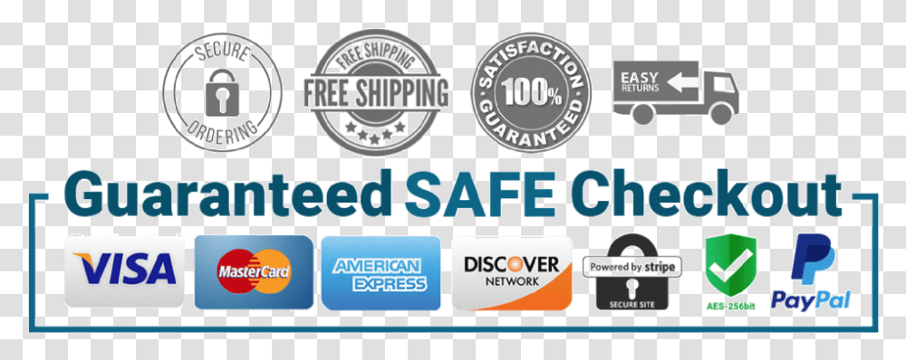 Guaranteed Safe Checkout, Label, Logo Transparent Png