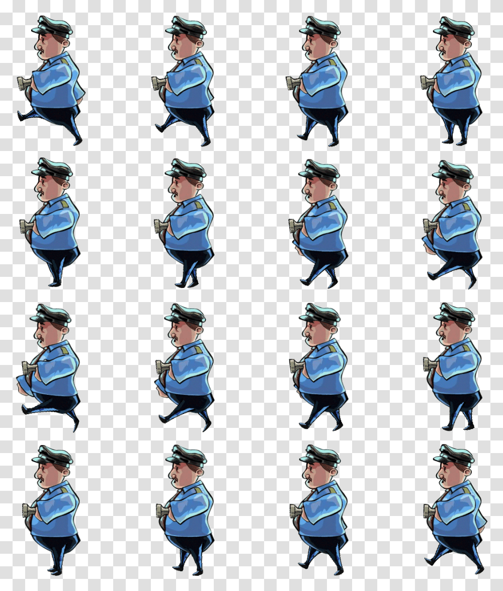 Guard Cartoon, Person, Collage, Poster, Advertisement Transparent Png