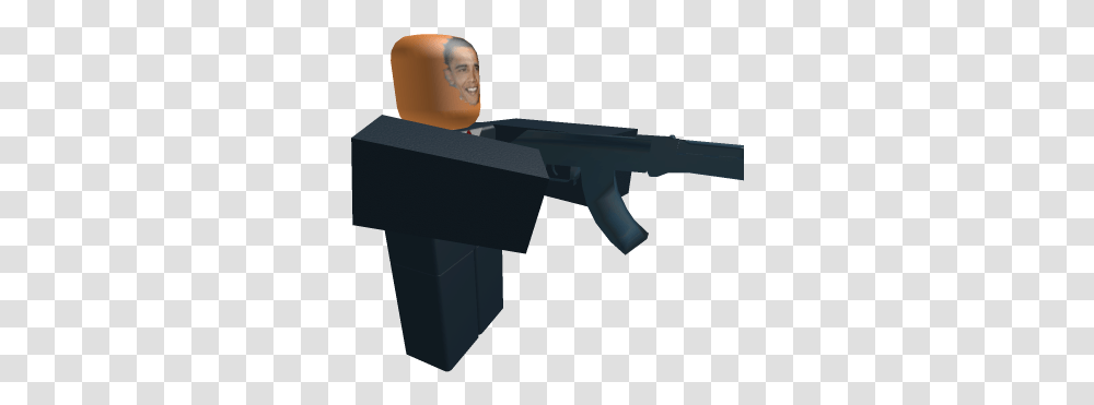 Guard Pointing Gun One Arm Is Longer Roblox Assault Rifle, Weapon, Crowd, Lecture, Speech Transparent Png
