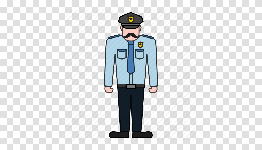 Guard Policeman Security Security Guard Icon, Military Uniform, Officer, Long Sleeve Transparent Png
