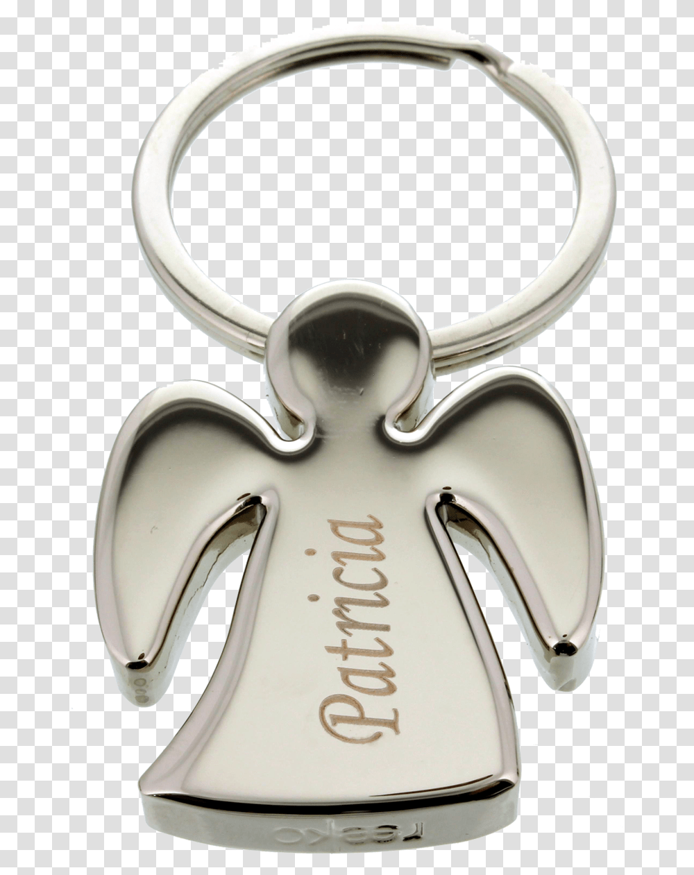 Guardian Angel Keyring With Engraving Keychain, Pendant, Sink Faucet, Necklace Transparent Png