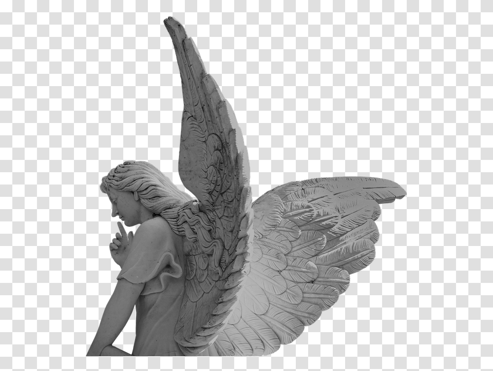 Guardian Angel Prayer Of God Background Angel Statue, Art, Archangel, Bird, Animal Transparent Png