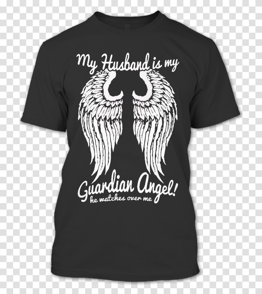 Guardian Angel Shirts Husband, Apparel, T-Shirt, Person Transparent Png