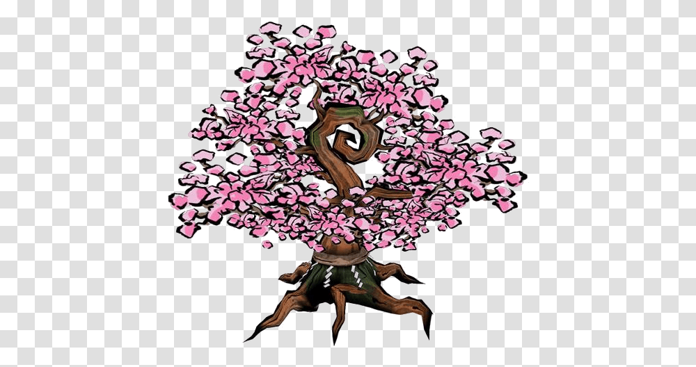 Guardian Sapling Okami Cherry Blossom Tree, Doodle, Drawing, Art, Person Transparent Png