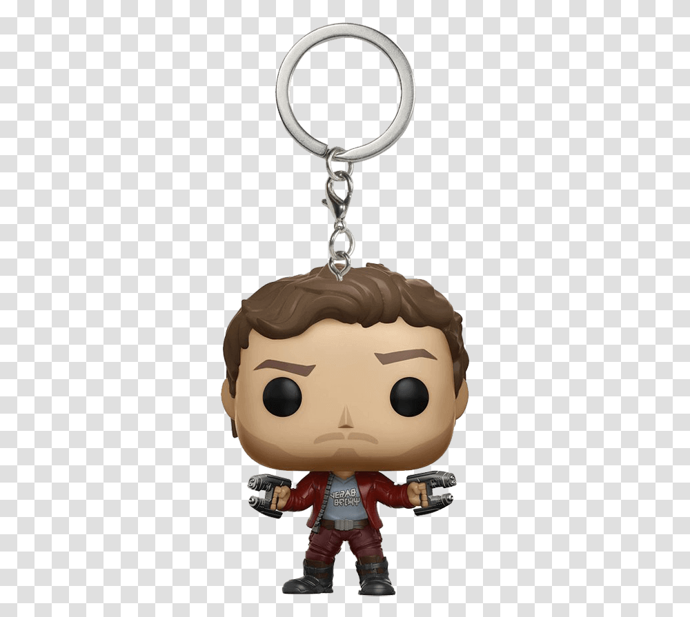 Guardians Of The Galaxy 2 Star Lord Pop Keychain Star Lord Funko Pop Keychain, Person, Human Transparent Png