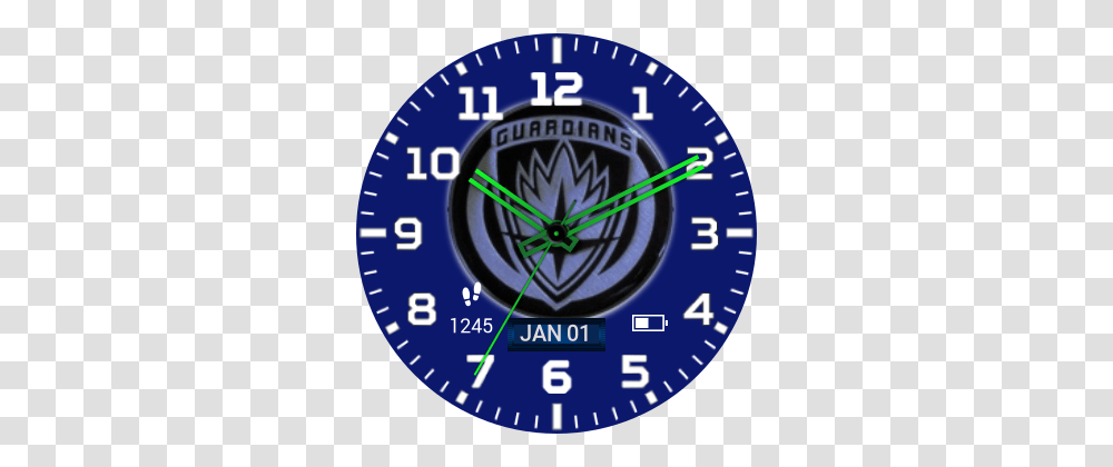 Guardians Of The Galaxy For G Watch R, Analog Clock Transparent Png