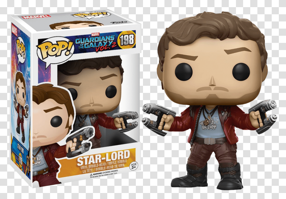 Guardians Of The Galaxy Funko Pop Guardians Of The Galaxy Star Lord, Toy, Doll, Plant, Person Transparent Png