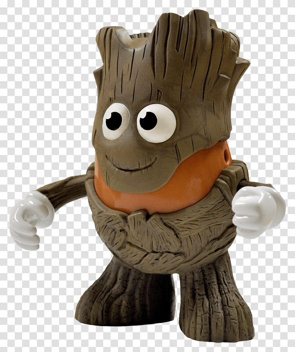 Guardians Of The Galaxy Mr Potato Head Browns, Toy, Figurine, Plant, Pillar Transparent Png