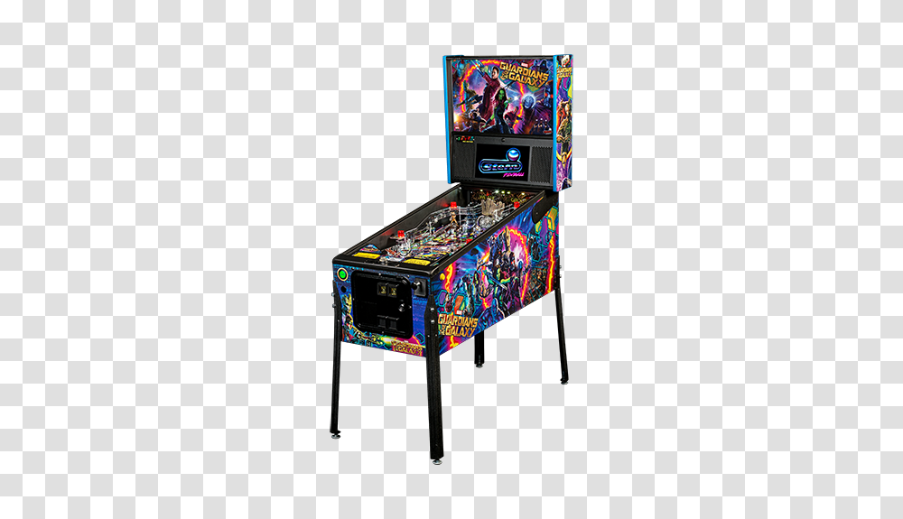 Guardians Of The Galaxy Pro Stern Pinball, Arcade Game Machine, Monitor, Screen, Electronics Transparent Png