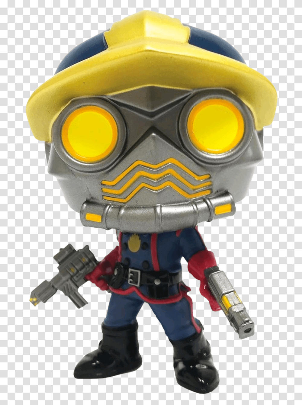 Guardians Of The Galaxy Star Lord Pop Funko, Toy, Helmet, Clothing, Apparel Transparent Png