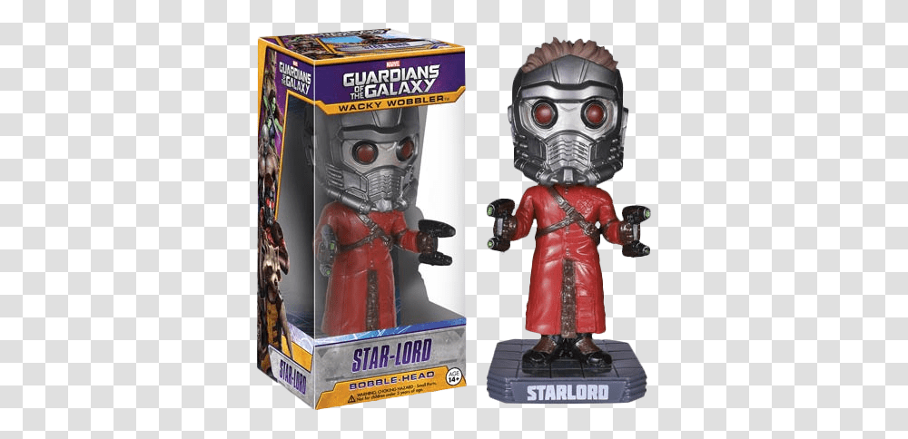 Guardians Of The Galaxy Star Lord Wacky Wobbler Retrospace Bobble Head Funko, Toy, Robot, Clothing, Apparel Transparent Png