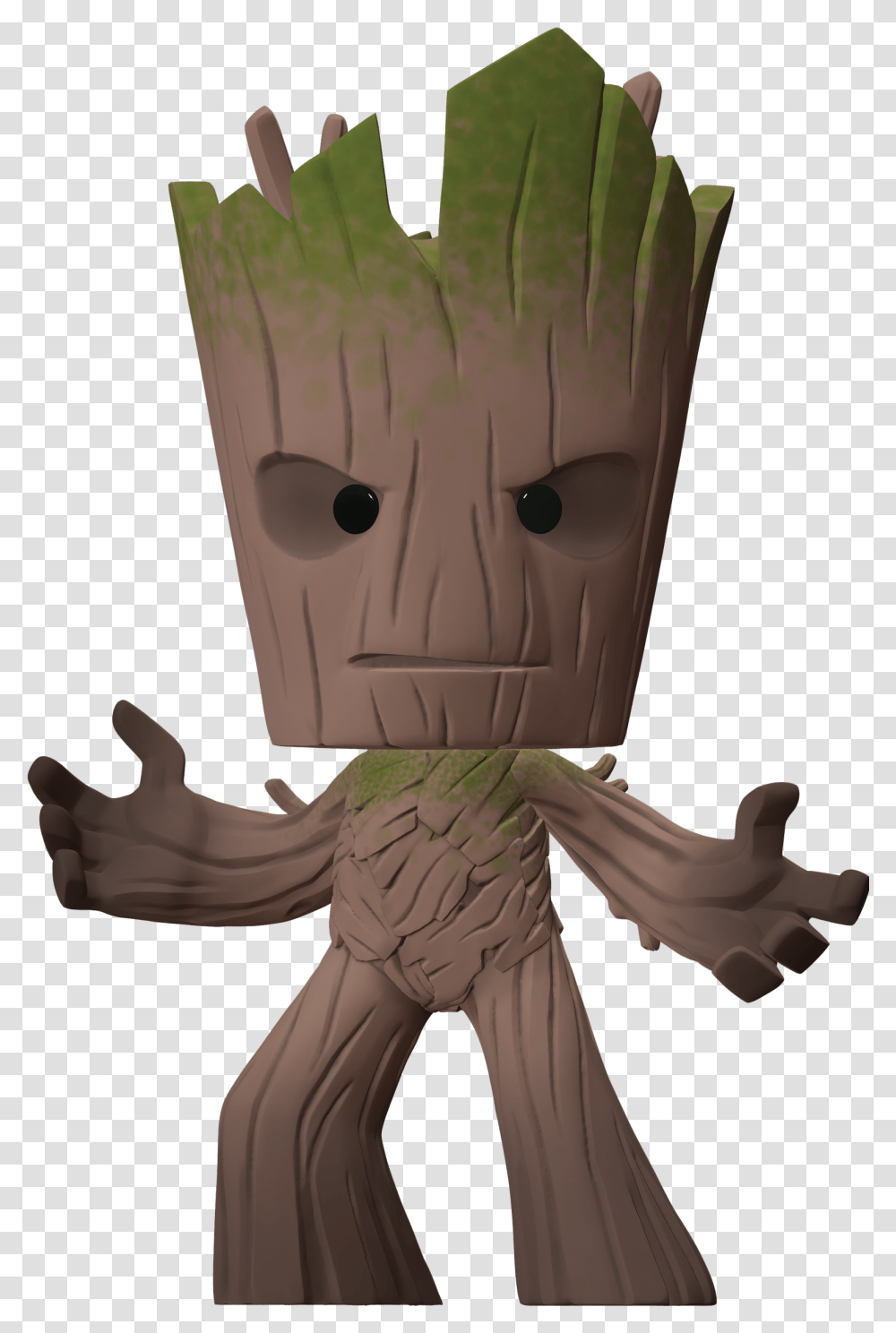 Guardians Of The Galaxy Super Deluxe Figure Action Figure, Figurine, Plant, Scarecrow, Toy Transparent Png