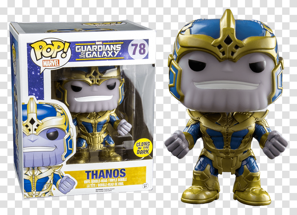 Guardians Of The Galaxy Thanos Funko Pop, Toy, Robot, Helmet Transparent Png
