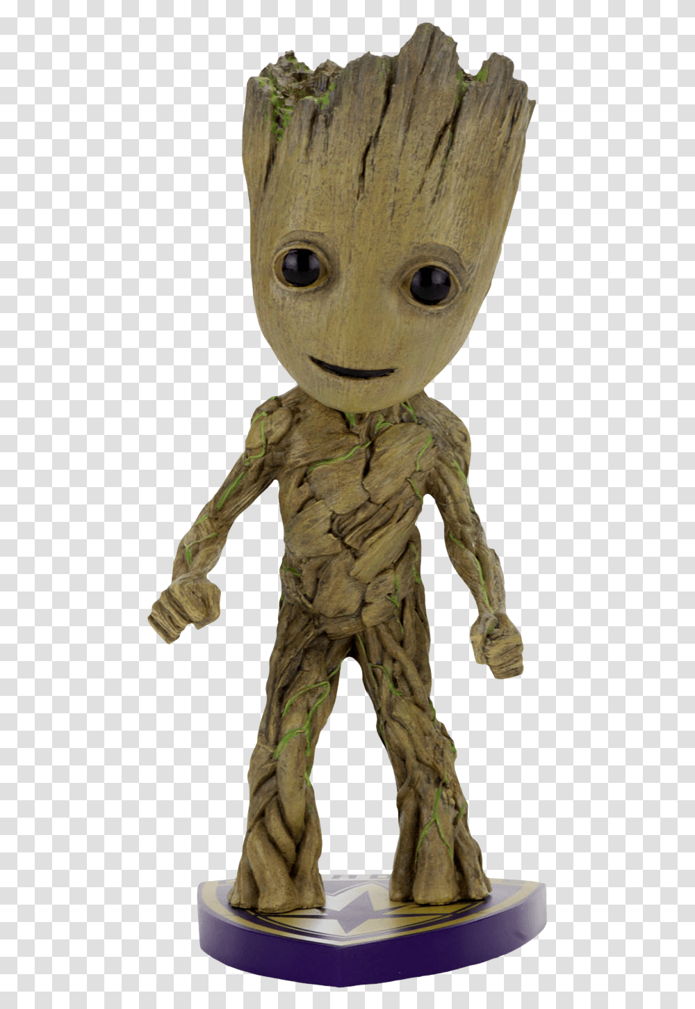 Guardians Of The Galaxy Vol 2 Groot Head Knocker Head Knockers Groot Neca, Toy, Figurine, Person, Human Transparent Png