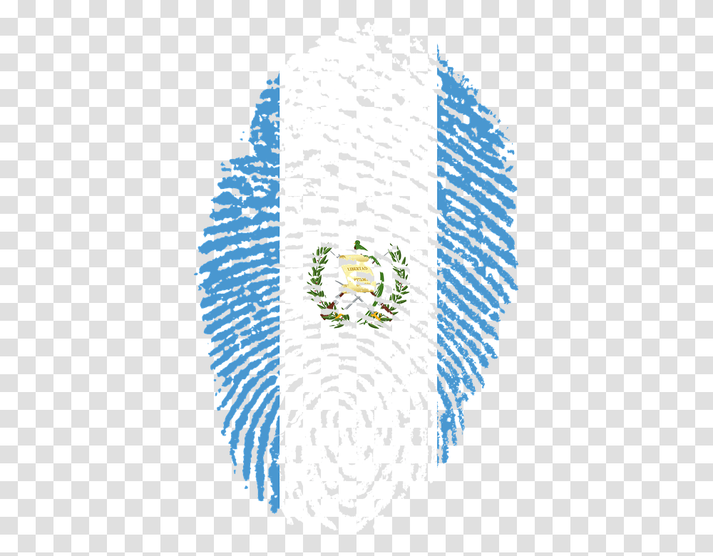Guatemala Bandera Huella Digital Pas Orgullo Nigeria Flag Fingerprint, Pattern, Handwriting Transparent Png