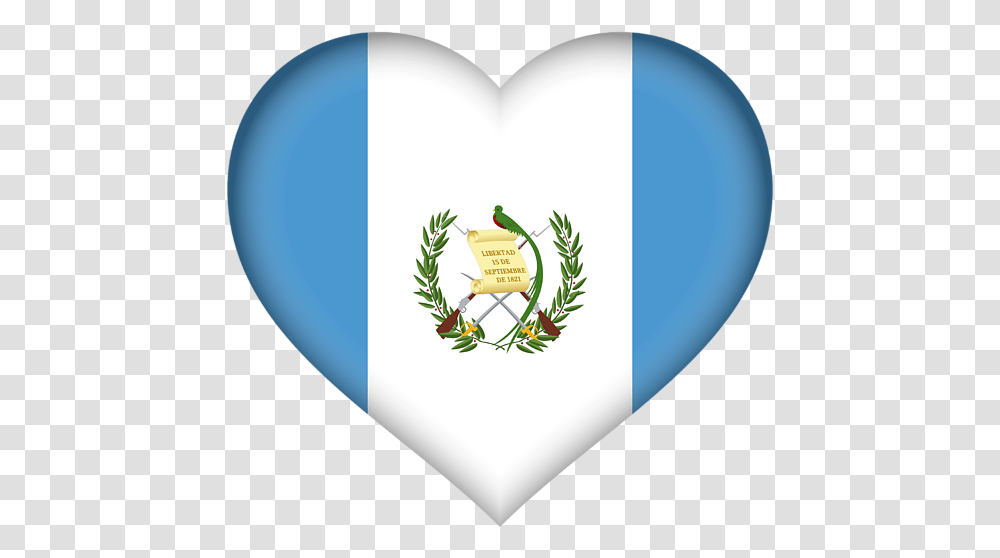 Guatemala Flag, Balloon, Heart, Insect Transparent Png
