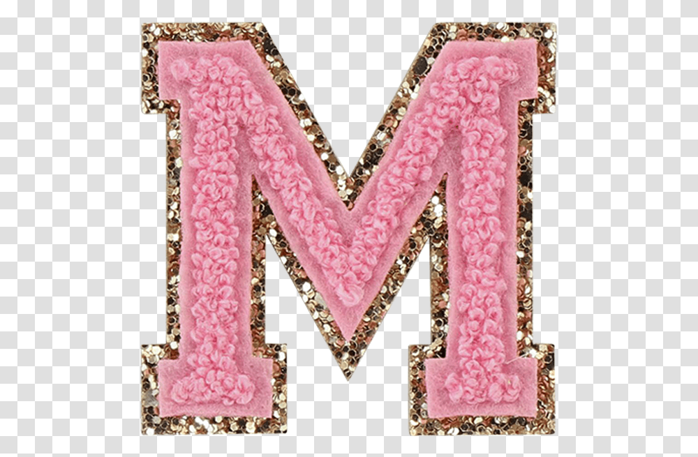 Guava Glitter Varsity Letter Patches Guava Glitter Varsity Letter Patches Stoney Clover, Alphabet, Accessories, Accessory Transparent Png