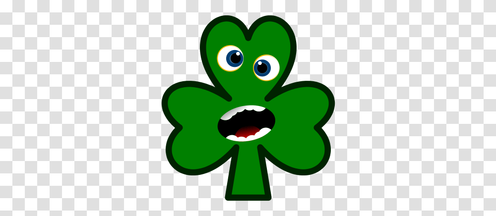Gubu Animation St Patrick Used The Shamrock, Green, Symbol, Plant, Text Transparent Png