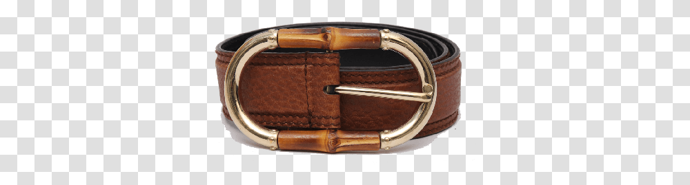 Gucci Bamboo Leather Belt Size 30 Solid, Buckle, Strap, Accessories, Accessory Transparent Png