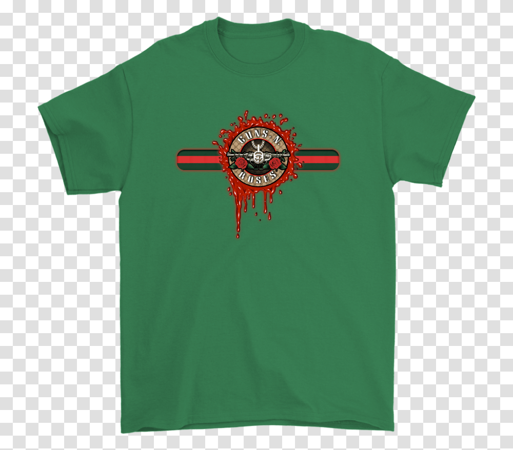 Gucci Band Guns N Roses Music Grinch Giants 7 Logo, Clothing, Apparel, T-Shirt, Symbol Transparent Png
