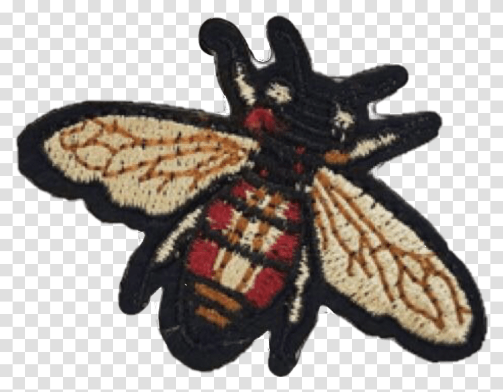 Gucci Bee Logo Download Gucci Bee Logo, Animal, Rug, Insect Transparent Png
