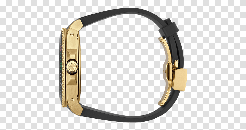 Gucci Dive 45mm Yellow Gold Snake Watch Side Watch, Sunglasses, Accessories, Accessory, Goggles Transparent Png