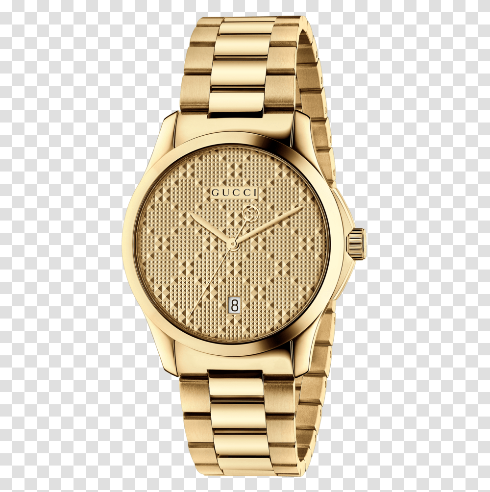 Gucci G Timeless Gold, Wristwatch, Clock Tower, Architecture, Building Transparent Png