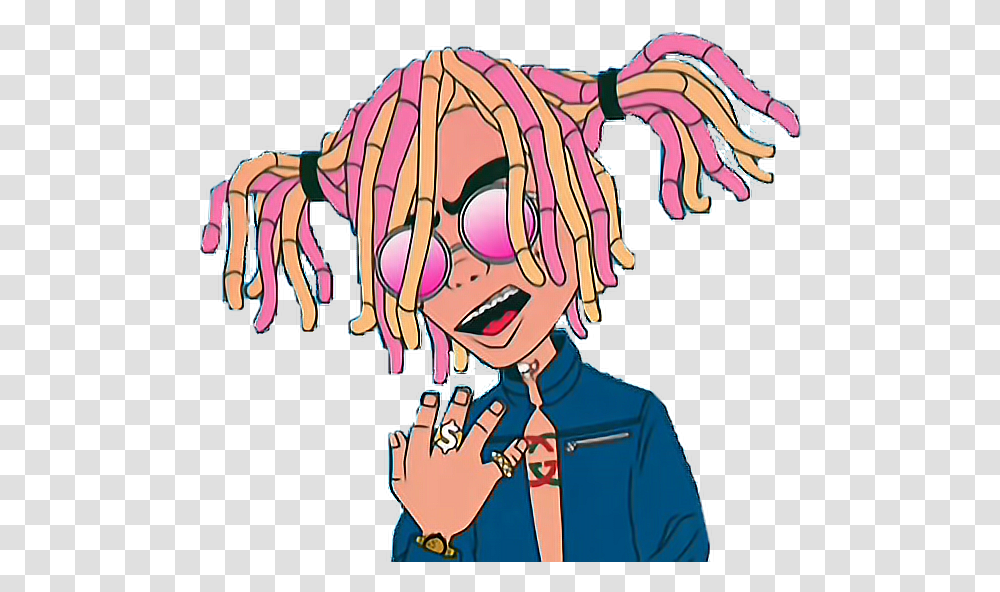 Gucci Gang Cause Why Guccigang Lilpump Rapper So, Person, Drawing Transparent Png