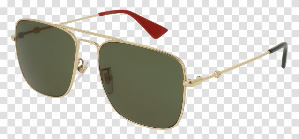 Gucci Gg0108s003 Gold Sunglasses Green Lenses Gold, Accessories, Accessory, Goggles Transparent Png
