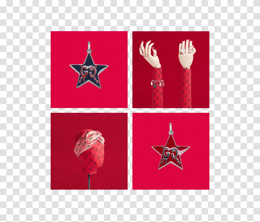 Gucci Ghost Collection, Star Symbol, Apparel Transparent Png