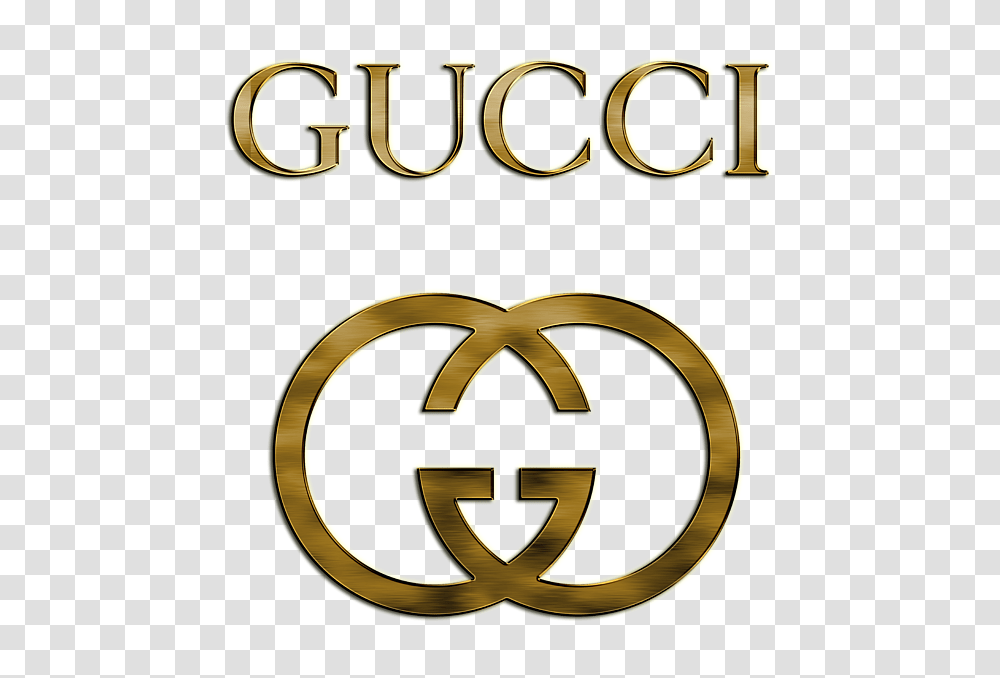 Gucci Gold Portable Battery Charger For Sale, Logo, Trademark Transparent Png