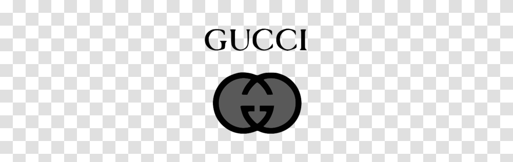 Gucci Logo Image, Stencil, Gray Transparent Png