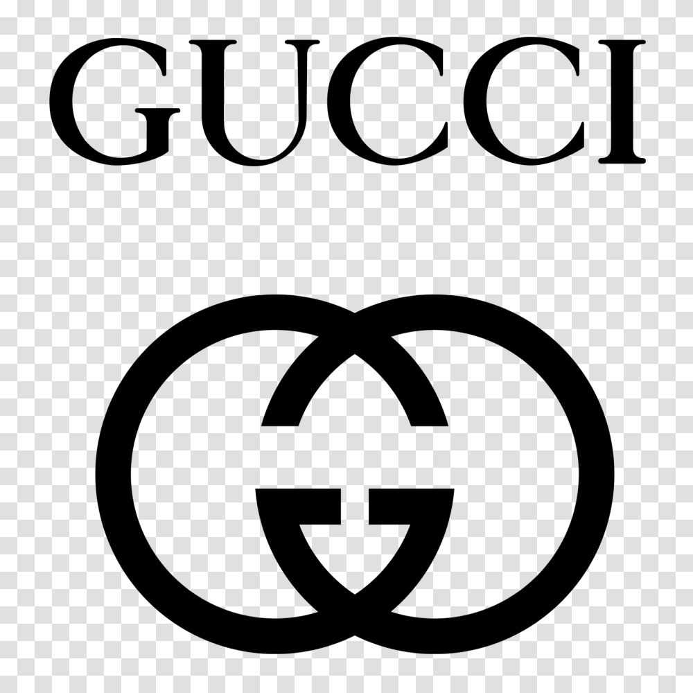Gucci, Logo, Label, Silhouette Transparent Png