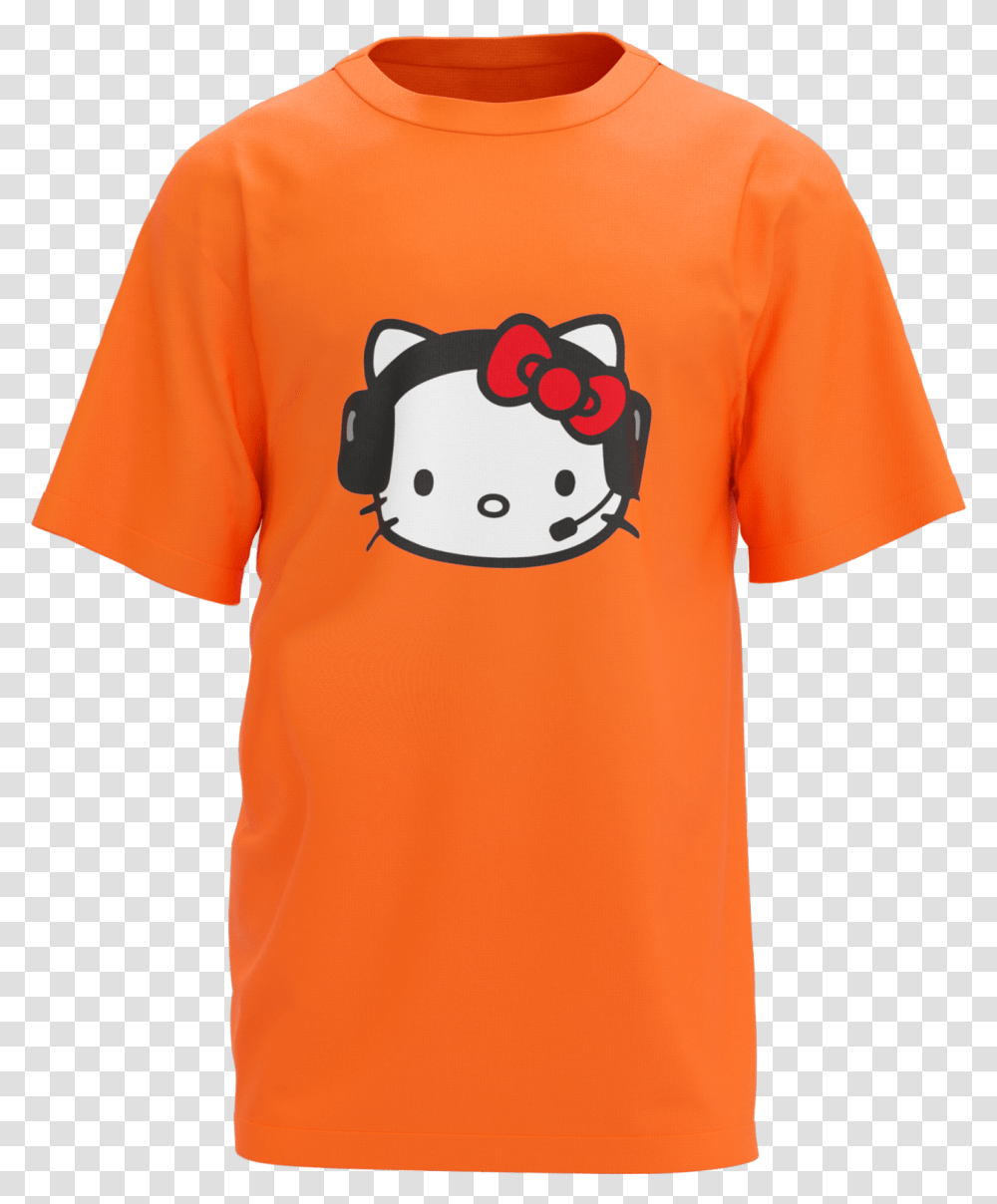 Gucci Logo T Shirt Orange, T-Shirt, Person, Sleeve Transparent Png