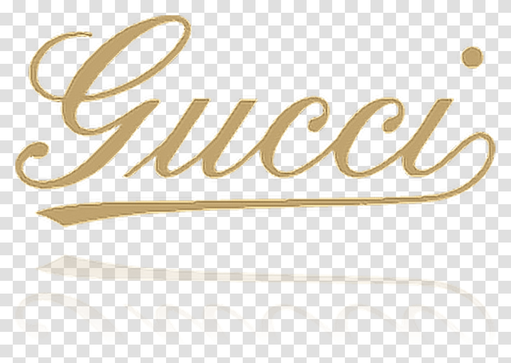 Gucci Logo, Label, Calligraphy, Handwriting Transparent Png