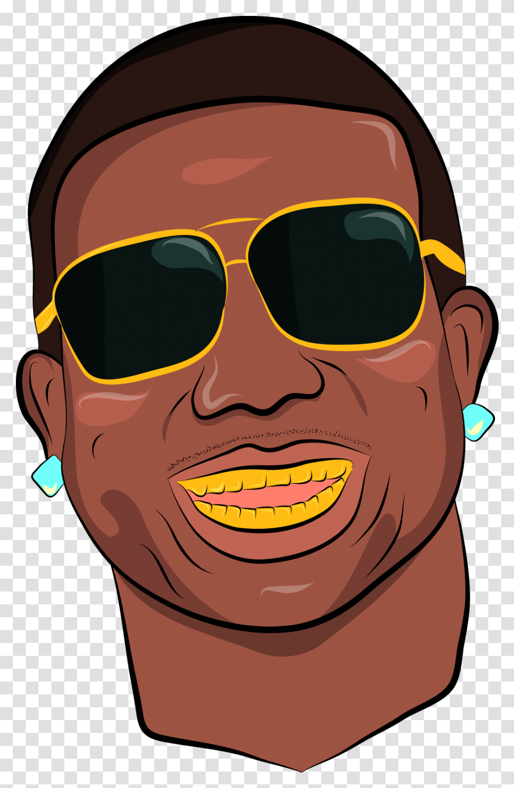 Gucci Mane 2016 Gucci Mane Cartoon, Face, Sunglasses, Accessories, Accessory Transparent Png