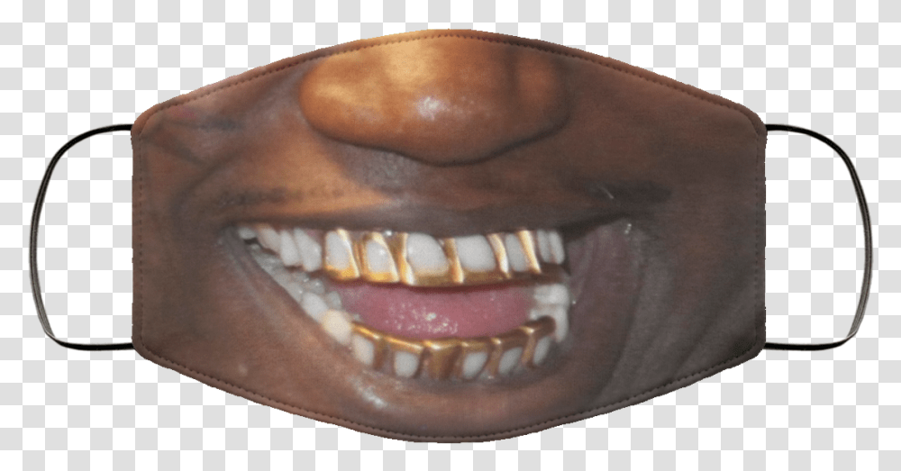 Gucci Mane Face Mask Logo, Teeth, Mouth, Lip, Jaw Transparent Png