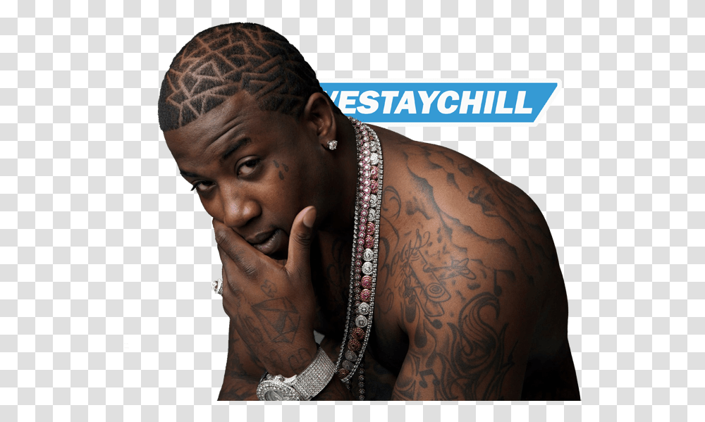 Gucci Mane Is Gearing Up His New Album The State Vs Gucci Mane With Dreads, Skin, Tattoo, Person, Human Transparent Png