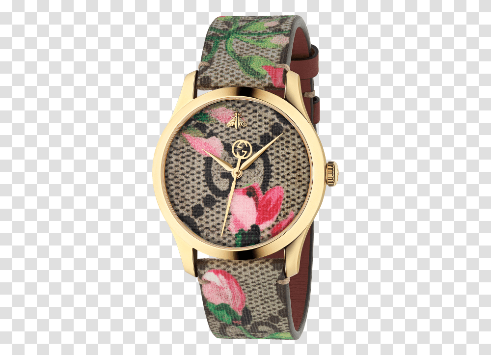 Gucci Pattern, Wristwatch Transparent Png