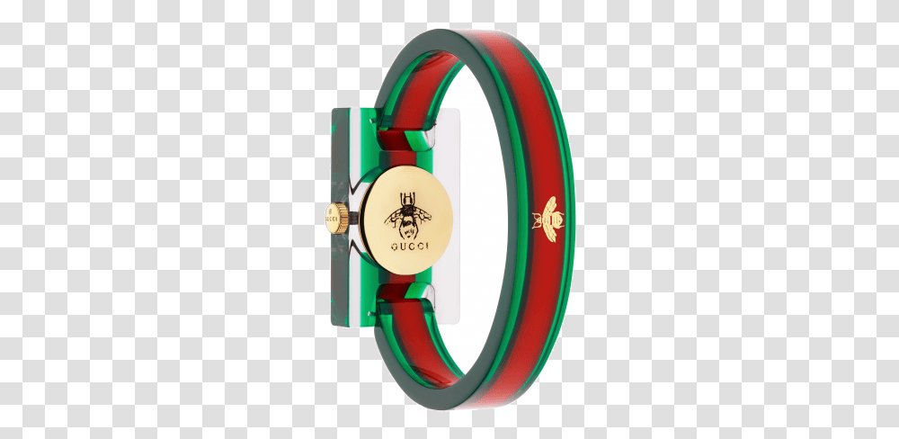 Gucci Plastic Green And Red Watch, Number Transparent Png